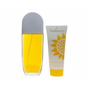 Sonnenblumen Set : Sonnenblumen Parfümierte Tag & Nacht Körperlotion 100ml + Sonnenblumen EdT für Frauen 100ml