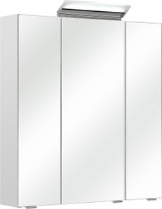 Spiegelschrank Pelipal Oria 65 x 16 x 70 cm weiß 3-türig IP 44