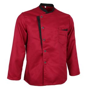 1 Stück Kochjacke Uniform Farbe Rot M