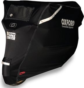 Oxford Premium Protex Stretch Motorradabdeckung – Hochwertige Outdoor-Motorradabdeckung – L