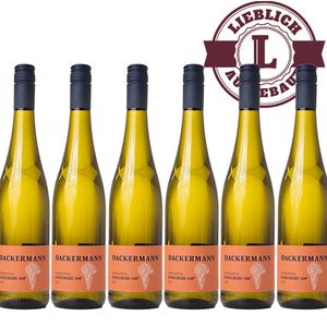 Weißwein Rheinhessen Scheurebe Weingut Dackermann Auslese 108° lieblich  ( 6 x 0,75 l)