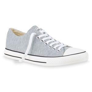 Mytrendshoe Męskie Sneakersy Kultowe Buty Sportowe Sznurowane Buty Materiałowe 815213, Kolor: Jasnoszary, Rozmiar: 36