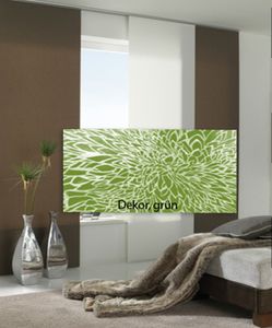 Flächenvorhang Panel 60 x 245 cm, Farbe:grün, Modell:Dekor