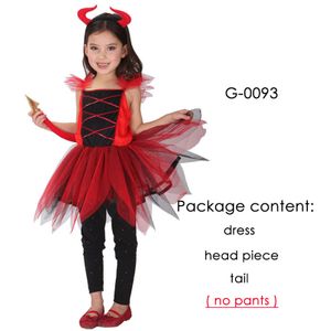 Gruseliges rotes Horn-Teufel-Devilkin-Kostüm für Kinder, Jungen und Mädchen, Dämonenkostüm, Cosplay, Abendkleid, Robe, Halloween