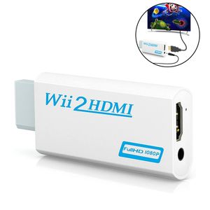 WII-zu-HDMI-Kabeladapter | WII-zu-HDMI-Konverter AV-zu-HDMI-Adapter unterstützt 1080P mit USB-Ladefunktion