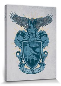 Harry Potter Poster Leinwandbild Auf Keilrahmen - Ravenclaw-Wappen (80 x 60 cm)