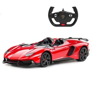 Lamborghini Aventador J rot RASTAR 1:12 Ferngesteuertes Auto + 2,4 GHz Fernsteuerung