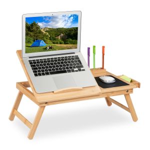 relaxdays Bambus Laptoptisch