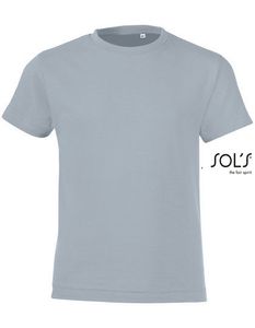 SOLS Unisex T-Shirt Kinder 01183 Grau Pure Grey 10 Jahre (130/140)