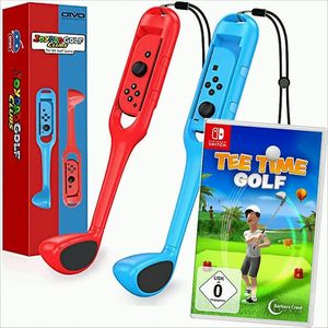 Tee Time Golf Bundle  Spiel für Nintendo Switch inkl. 2 Golfschlägern