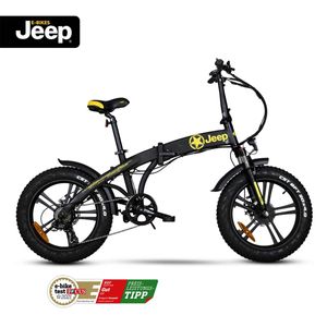 Jeep Fold FAT E-Bike FR 7020, 20“ Kompaktrad, Falt-E-Bike, 7-Gang Kettenschaltung, black