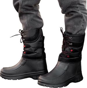 Herren Regenstiefel Gummistiefel Wasserdicht Gartenschuhe Verta Schwarz Gr.45