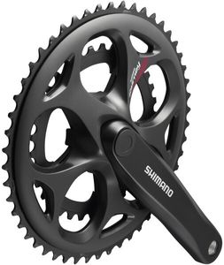 SHIMANO Kurbeln und Kettenblätter - TOURNEY A070 170mm 50/34 - Schwarz