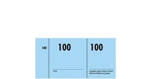 sigel Nummernblock 1-100 105 x 50 mm 100 Blatt