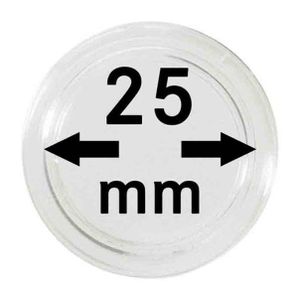 Lindner 2250025P Münzkapseln 25 mm-10er Pack