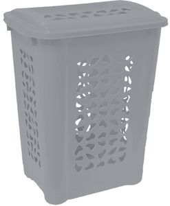 keeeper Wäschebox "per" mit Deckel 60 Liter nordic-grey
