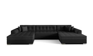 Wohnlandschaft U-Form Vera XXL Sofa mit Schlaffunktion Farbe Inari 100/ Soft 11