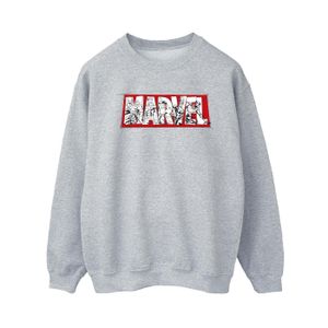 Marvel - "Avengers Infill" Sweatshirt für Damen BI31145 (S) (Grau)