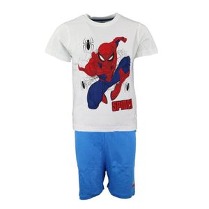 Marvel Spiderman Kinder kurzarm Pyjama – Hellblau / 110