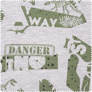Jersey-Stoff Melange "Danger", 150 cm breit, Meterware