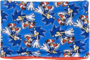 Niebieski szalik tubowy Sonic