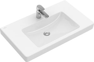 Villeroy & Boch Schrankwaschtisch SUBWAY 2.0 800 x 470 mm, mit Überlauf weiß