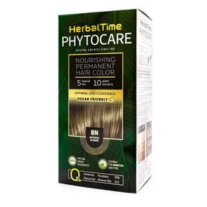 Herbal Time Phytocare permanentná farba na vlasy natural Vegan 8N prírodná blond 130 ml