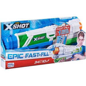 Zuru X-Shot Epic Fast Fill Soaker 4er Strahl Wasserpistole Gewehr Wassergewehr