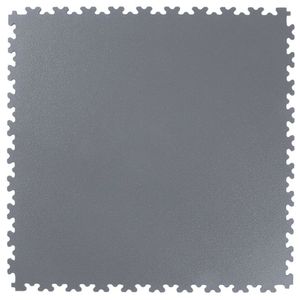 Bodenfliese PVC, dunkelgrau, diamantprofil, 4mm, 505x505mm
