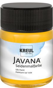 KREUL Javana Seidenmalfarbe, 50 ml Sonnengelb