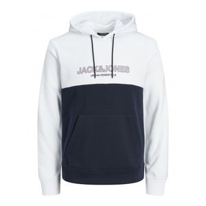 Jack & Jones Sweat-Shirt, Farbe:White/Red Dahli, Größe:XXL