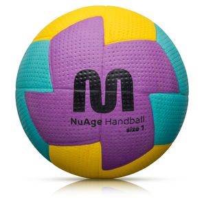 Handball Meteor Nuage für die Jugend mit Super Grip Material Größe 1 lila/blau/gelb