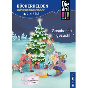 KOSMOS - Die Drei !!! - Bücherhelden 2. Klasse - Adventskalender, Geschenke gesucht!