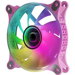 Mars Gaming MF3DP, Ventilator, 12 cm, 1200 RPM, Pink