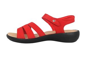 Romika Ibiza 111 Sandalen in Übergrößen Rot 16111 001 400 große Damenschuhe, Größe:42