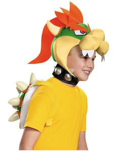 Bowser-Accessoire-Set für Kinder Nintendo-Lizenzartikel bunt