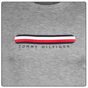 Tommy Hilfiger Herren Lounge Grafik T-Shirt, Grau L