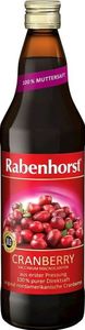 CRANBERRYSAFT 100% 750 ml - RABENHORST