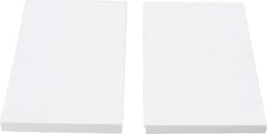 100 ks Karton tragbare kleine handbemalte Kunstkarten Papier Weiß leer Postkarten Pack für Mail Set für Mail