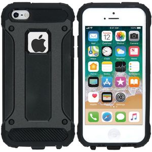 iMoshion Schutzhülle iPhone SE / 5 / 5s Hülle Anti Shock Back Cover Handyhülle für iPhone SE / 5 / 5s - Schwarz