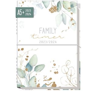 Family-Timer 23/24 / 18 Monate / Blattgold / von Häfft