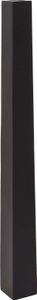 VIVANNO Bodenvase Fiberglas OBELISK, Weiß matt - 11x11x120 cm