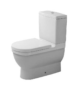 Duravit Starck 3 - Stand-WC-Kombination, Abgang Vario, Weiß 0128090064