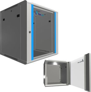 Extralink Netzwerkschrank Serverschrank Wandgehäuse 19" 12HE 12U 600x600 Grau