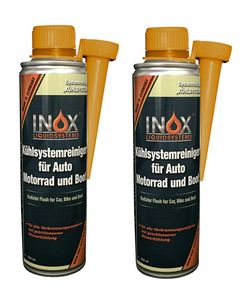 INOX Kühlsystemreiniger Additiv, 2x250ml - Kühlerschutz für Auto, Motor und Boot