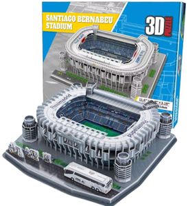 Fußballstadion - SANTIAGO BERNABEU - FC Real Madryt - Puzzle 3D 101 Elements