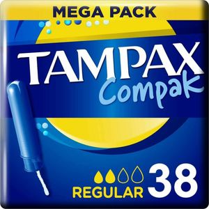 Tampax Compak Tampon Regular 38 U 38 Pcs