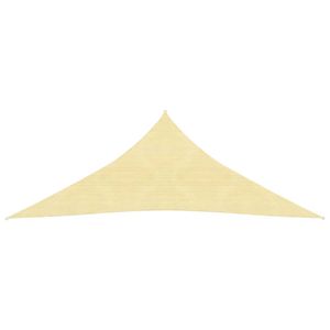 vidaXL Sonnensegel 160 g/m² Beige 4x5x5 m HDPE