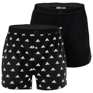 adidas Sportswear 2er Pack Active Woven Boxershorts Lockerer Sitz, Natürliches Material , Komfortables Tragegefühl