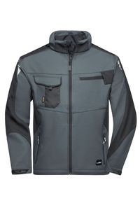 Workwear Softshell Jacket - STRONG - carbon/black, Gr. XXL